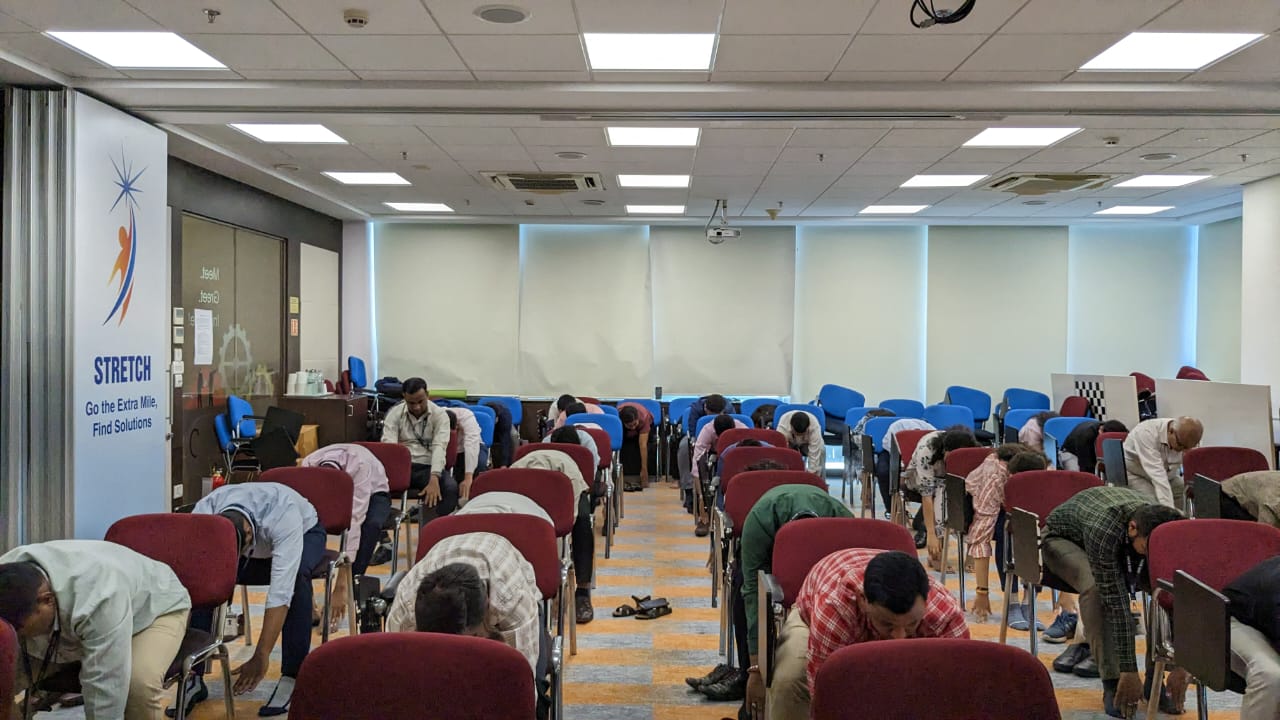 Tima Yog corporate wellness session moment 4