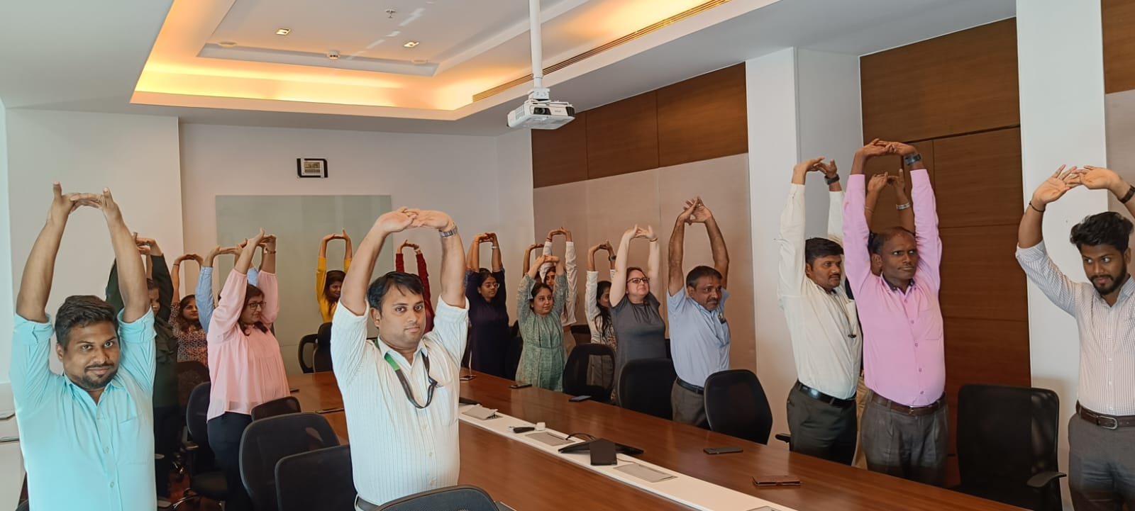 Tima Yog corporate wellness session moment 21