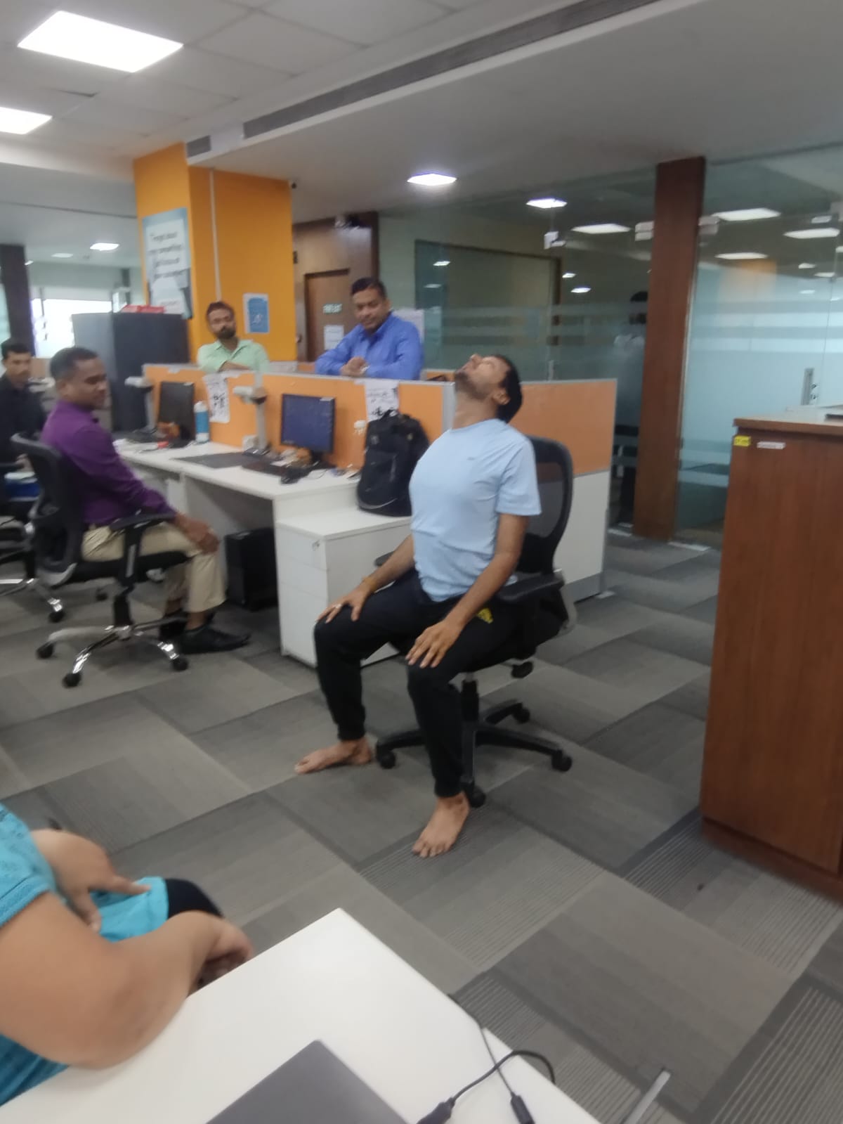 Tima Yog corporate wellness session moment 27